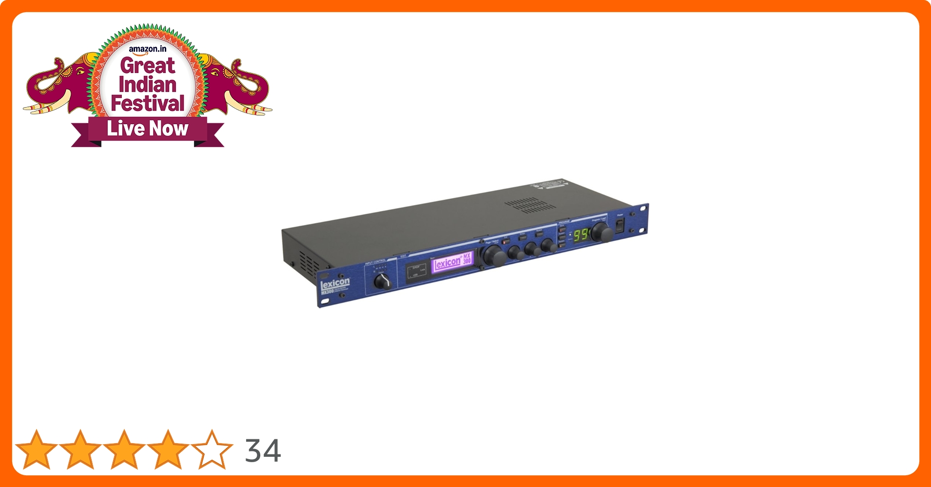 Lexicon MX Series MX300 Stereo Reverb/Effects Processor, 100